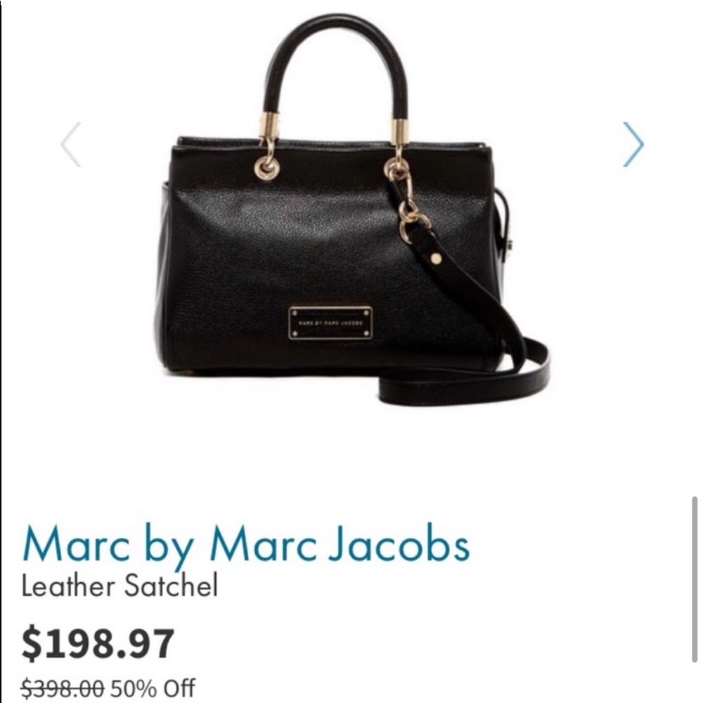 Marc by Marc Jacobs carry dual cross body/satchel